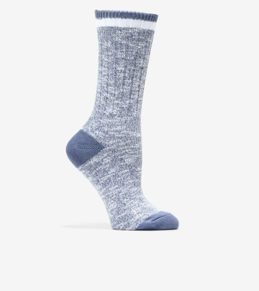 1-pack-marled-foldover-casual-cYKvLdjp-0.webp Best Cole Haan 1 Pack Marled Foldover Casual Crew Socks Blue