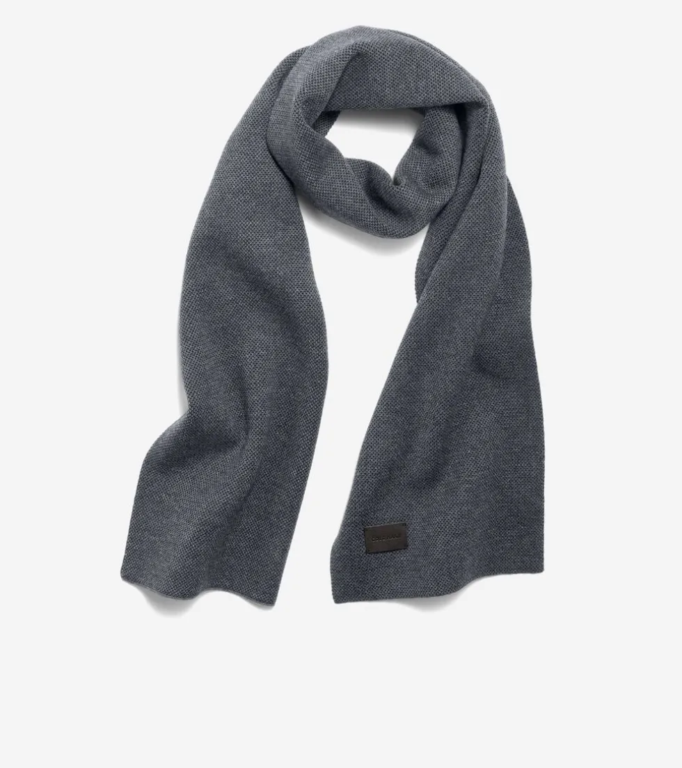 birdseye-knit-scarf-XYZJHOgL-0.webp Fashion Cole Haan Birdseye Knit Scarf CaviarGray