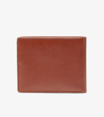 Sale Cole Haan Boxshine Extra Capacity Wallet Cognac
