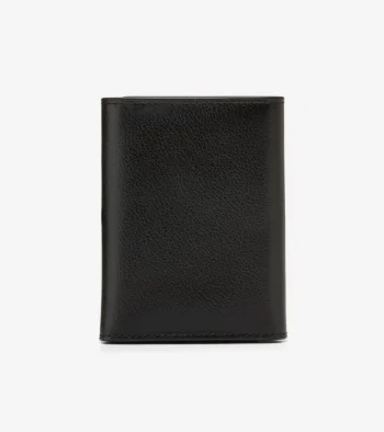 Discount Cole Haan Boxshine Trifold Wallet Black