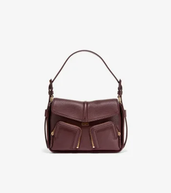 Sale Cole Haan Chance Shoulder Bag Bloodstone