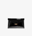Hot Cole Haan Christena Envelope Clutch BlackPatent