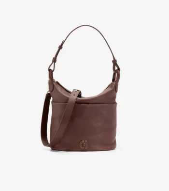Hot Cole Haan Essential Soft Bucket Bag DeepMahogany