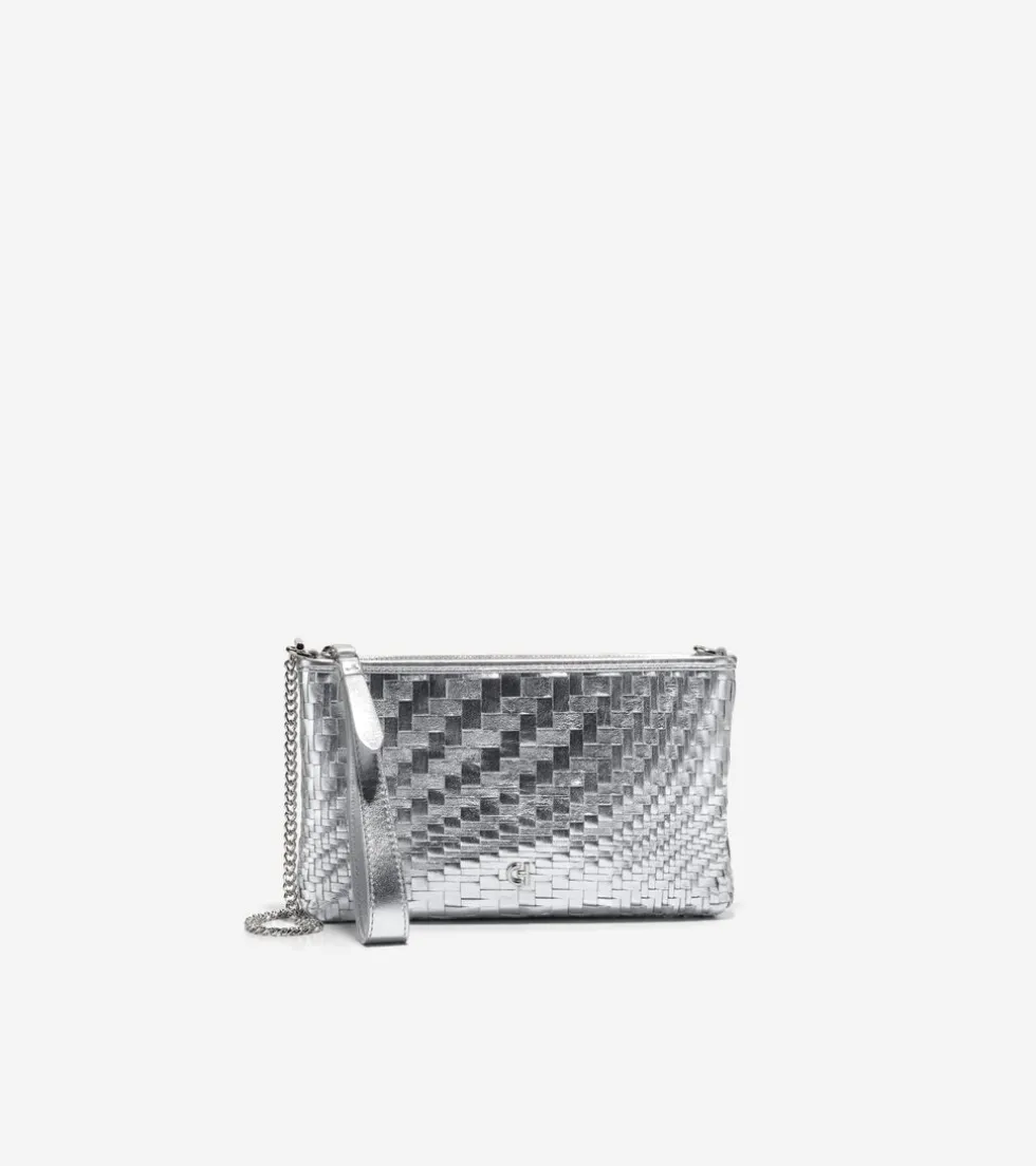 essential-woven-pouch-ThiZLxCU-0.webp Discount Cole Haan Essential Woven Pouch SilverWoven