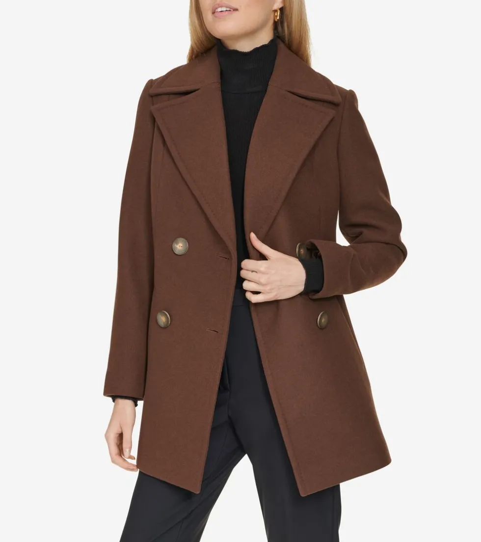 fine-wool-twill-double-breaste-fwVbWrBk-0.webp Hot Cole Haan Fine Wool Twill Double Breasted Peacoat Chestnut