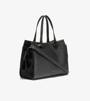 Best Cole Haan Grand Ambition Side-Cinch Satchel Black