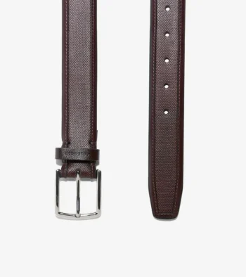 Sale Cole Haan Inlay Perforated Belt 35MM Brown