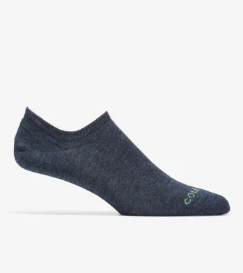 Fashion Cole Haan Men's 2-Pair Liner Socks BlueRain