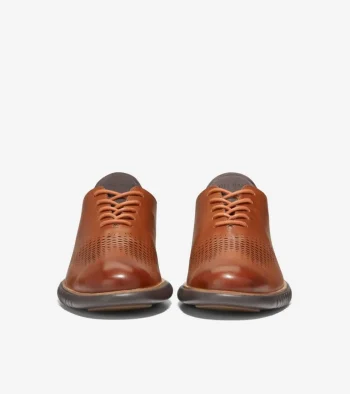 Best Cole Haan Men's 2.ZERØGRAND Laser Wingtip Oxfords BritishTan-Java