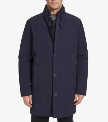 Discount Cole Haan Men's 3 In 1 Top Coat Navy