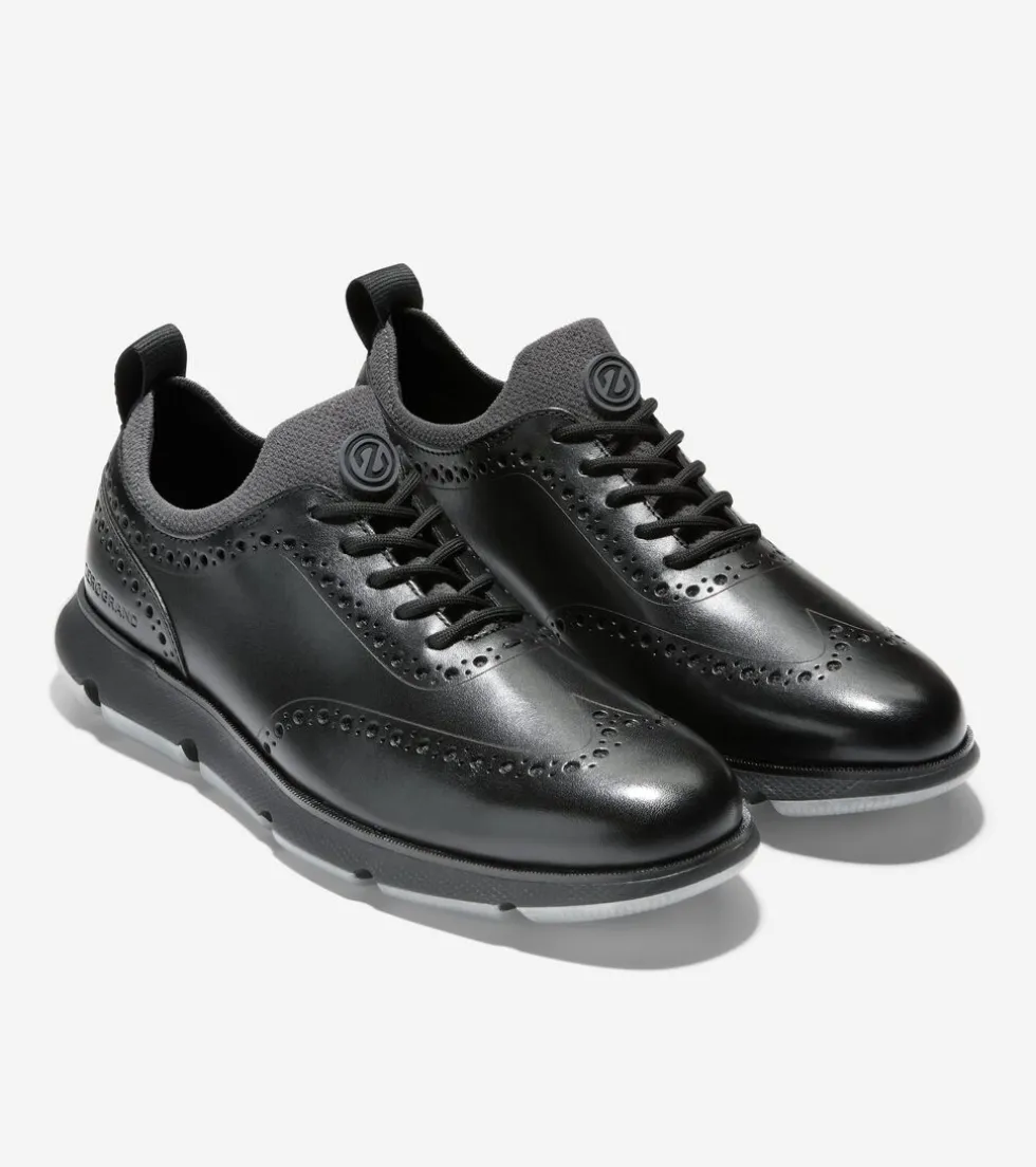 mens-4zeroslashgrand-wingtip-o-YKcoBdun-4.webp Online Cole Haan Men's 4.ZERØGRAND Wingtip Oxfords Black