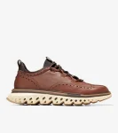 Discount Cole Haan Men's 5.ZER&Oslash;GRAND Wingtip Oxfords DarkSequoia-AlabasterGleam