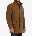Discount Cole Haan Men's All-Weather Car Coat Camel