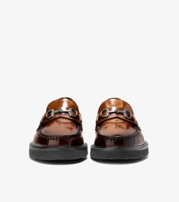 Sale Cole Haan Men's American Classics Bit Loafers DarkChocolate-Black