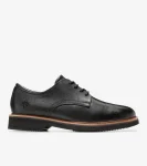 Discount Cole Haan Men's American Classics Montrose Plain Toe Oxfords Black-DarkChocolate