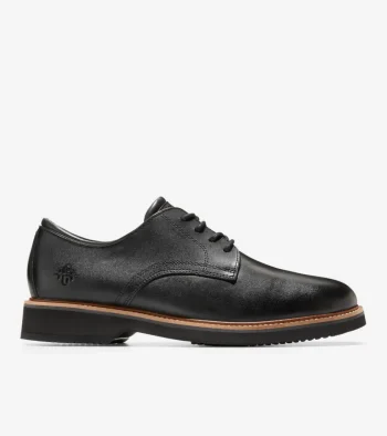 Discount Cole Haan Men's American Classics Montrose Plain Toe Oxfords Black-DarkChocolate