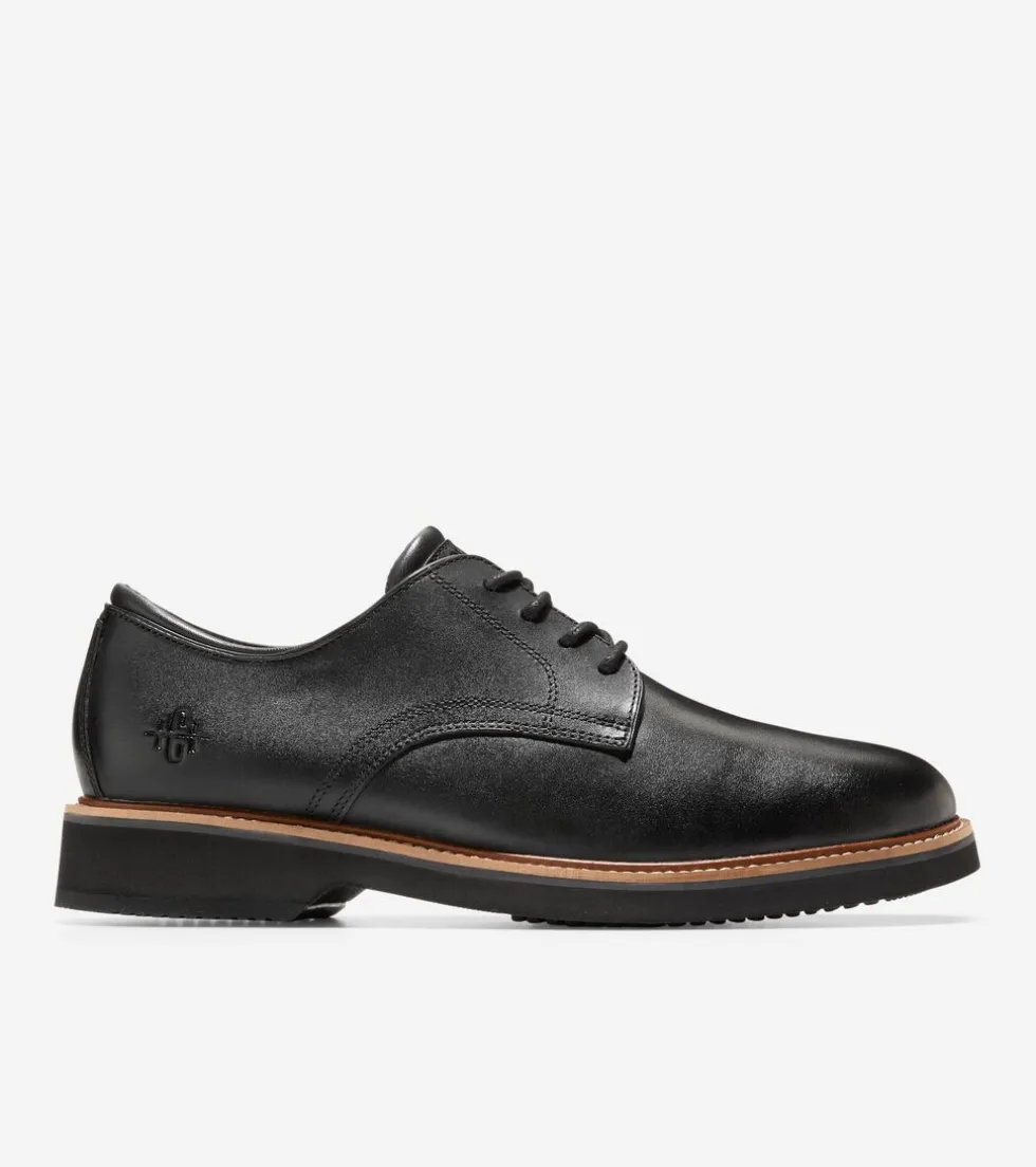 mens-american-classics-montros-hmsPqUuT-0.webp Discount Cole Haan Men's American Classics Montrose Plain Toe Oxfords Black-DarkChocolate