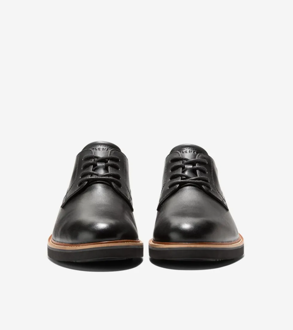 mens-american-classics-montros-hmsPqUuT-1.webp Discount Cole Haan Men's American Classics Montrose Plain Toe Oxfords Black-DarkChocolate