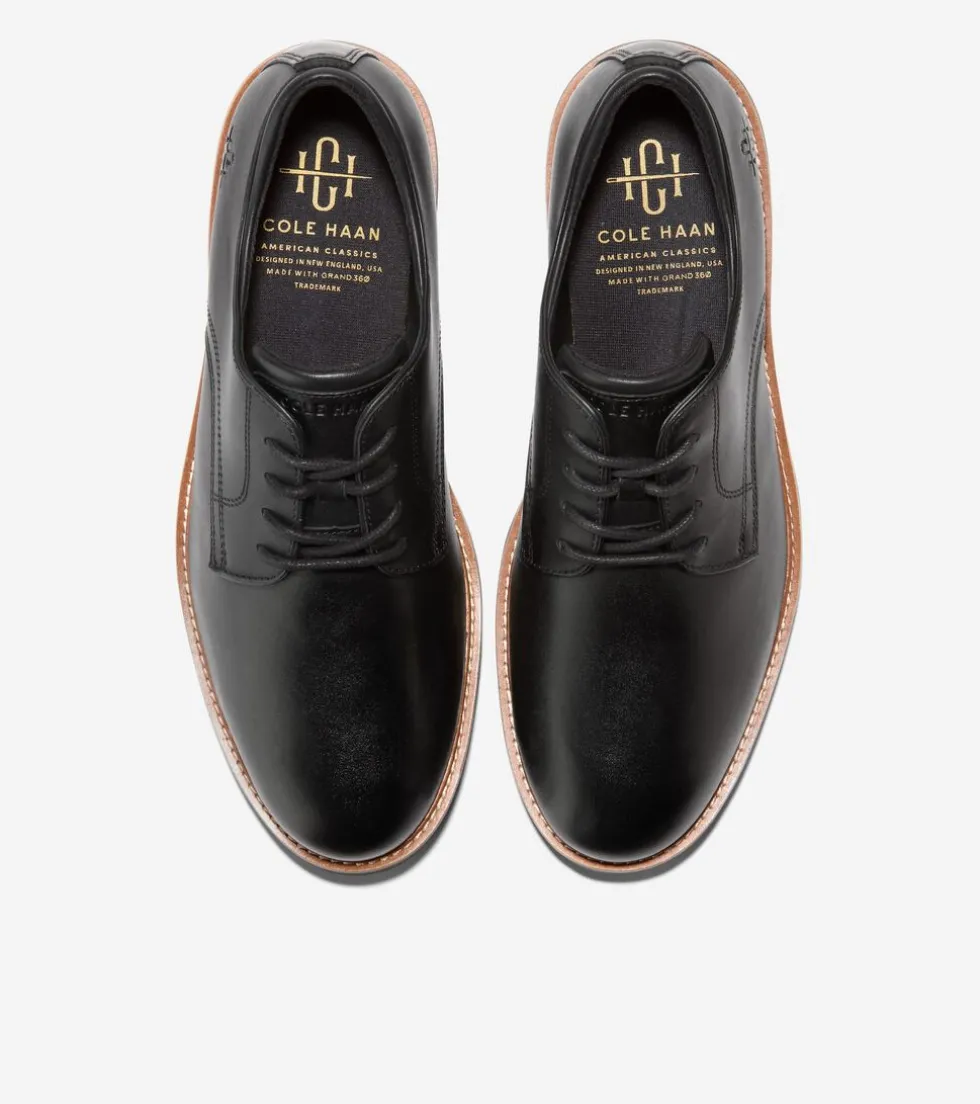 mens-american-classics-montros-hmsPqUuT-3.webp Discount Cole Haan Men's American Classics Montrose Plain Toe Oxfords Black-DarkChocolate