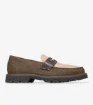 Sale Cole Haan Men's American Classics Penny Loafer DeepOlive-DarkChocolate