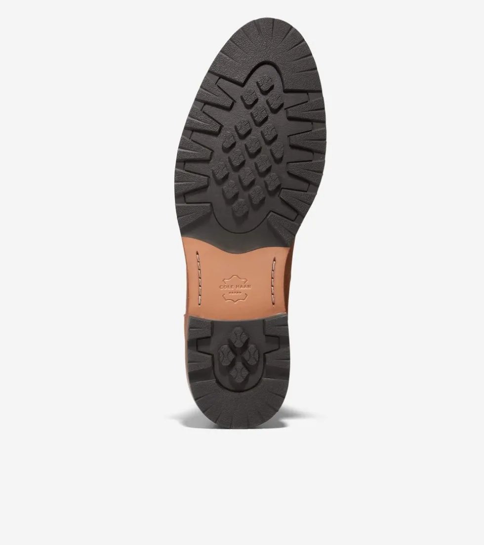 mens-berkshire-lug-water-resis-QGpFTVUq-5.webp Online Cole Haan Men's Berkshire Lug Water-Resistant Chelsea Boots BritishTanSuede-Natural