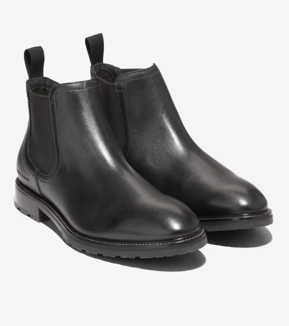 mens-berkshire-lug-water-resis-fBojXDcW-4.webp Clearance Cole Haan Men's Berkshire Lug Water-Resistant Chelsea Boots Black