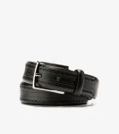 Outlet Cole Haan Men's Brogued Belt Black