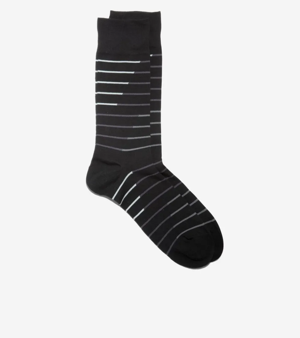 mens-broken-stripe-dress-crew-fEnHVqnY-1.webp Best Cole Haan Men's Broken Stripe Dress Crew Socks Black