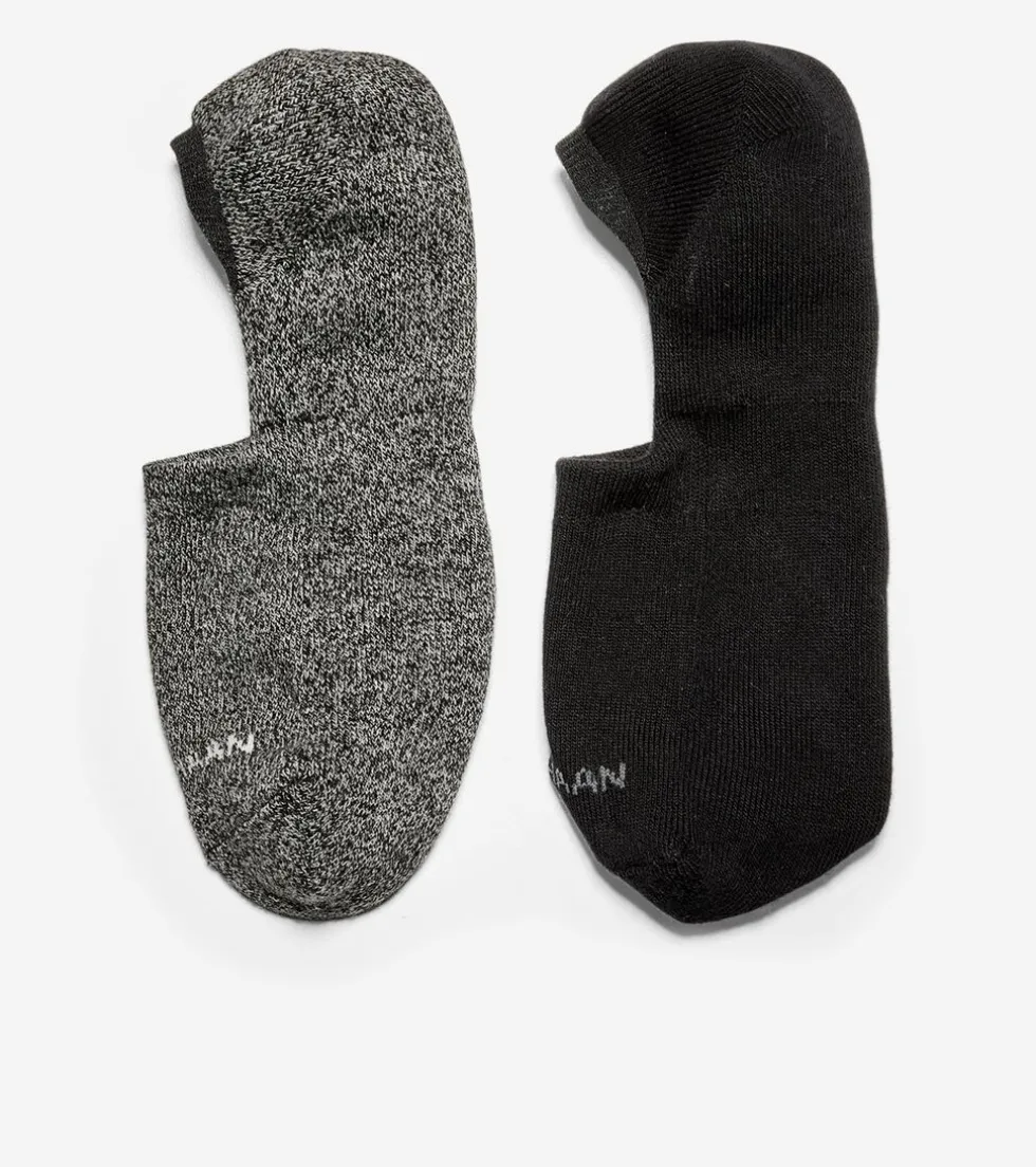 mens-casual-cushion-sock-liner-OleivslB-1.webp Sale Cole Haan Men's Casual Cushion Sock Liner – 2 Pack Black-GreyHeather