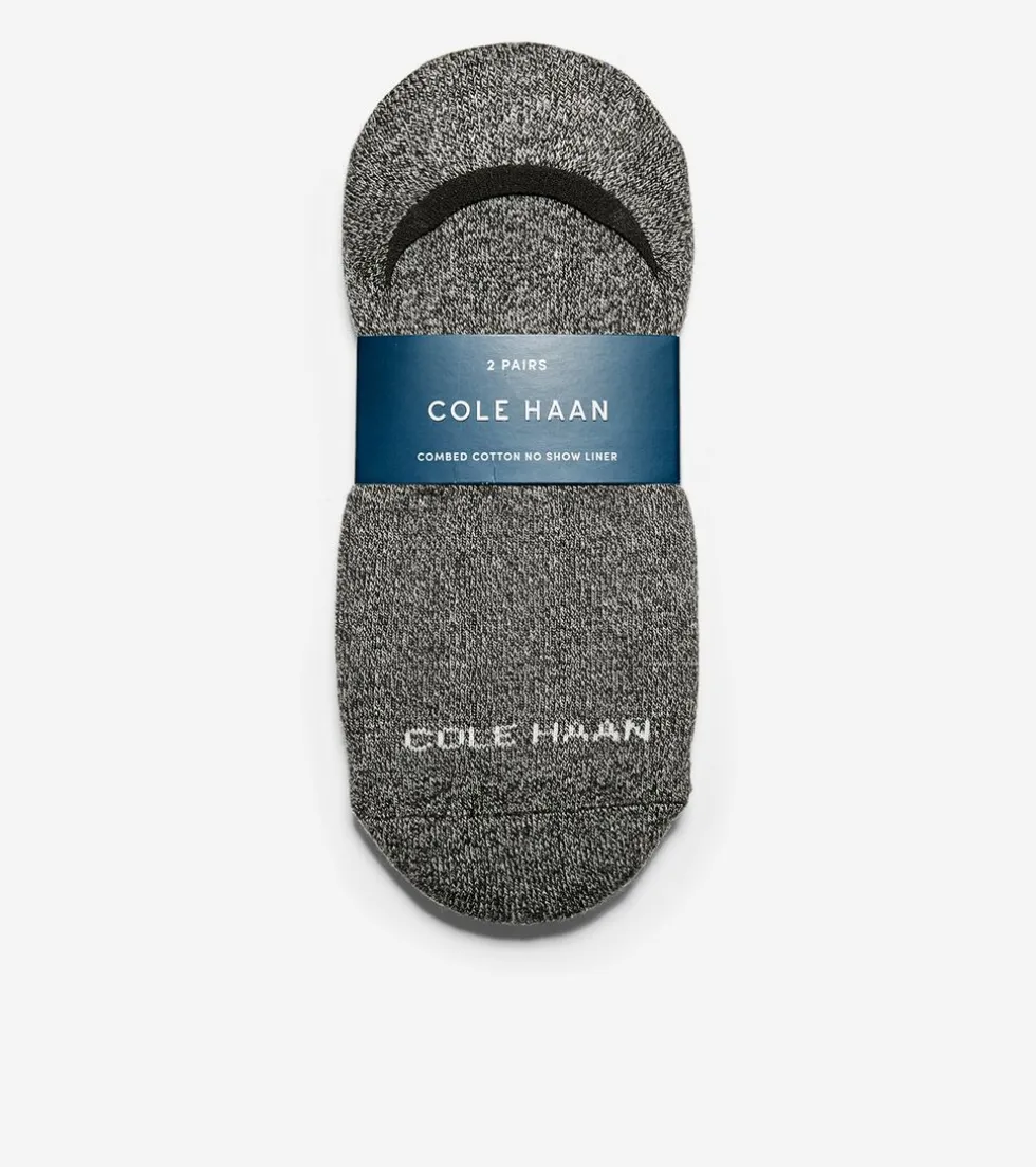 mens-casual-cushion-sock-liner-OleivslB-2.webp Sale Cole Haan Men's Casual Cushion Sock Liner – 2 Pack Black-GreyHeather