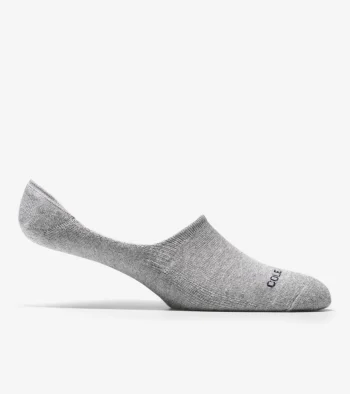 Online Cole Haan Men's Casual Cushion Sock Liner &ndash; 2 Pack White-GreyHeather