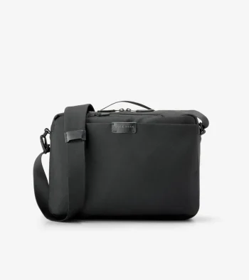 Discount Cole Haan Men's Central Compact Messenger Bag Black