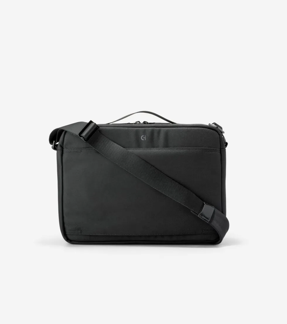 mens-central-compact-messenger-tPELUDxN-2.webp Discount Cole Haan Men's Central Compact Messenger Bag Black