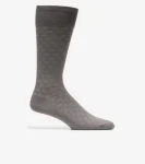 Sale Cole Haan Men's Diamond Microfiber Dress Crew Socks DarkGrey