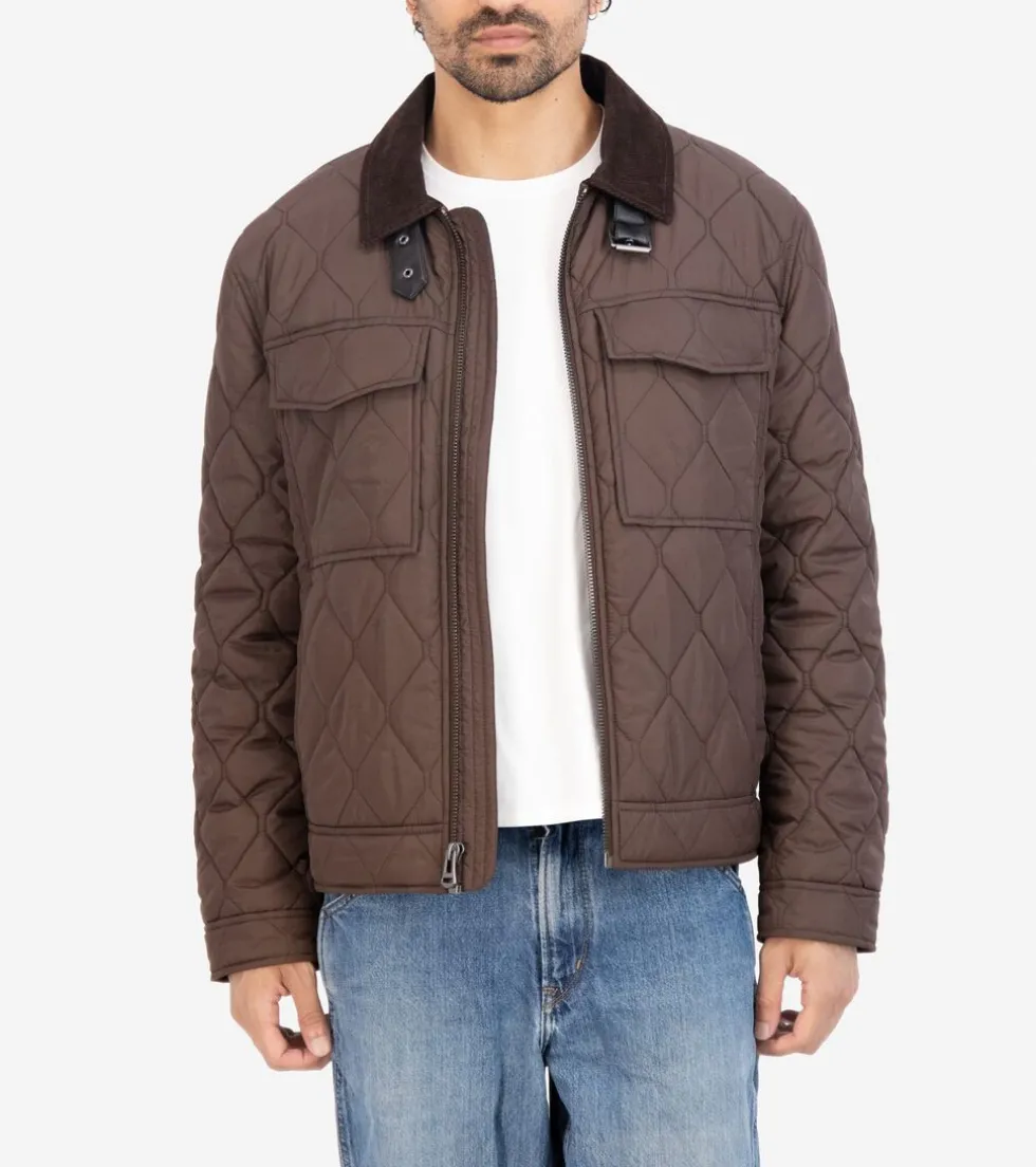 mens-diamond-quilted-short-jac-QXiSniVM-0.webp Clearance Cole Haan Men's Diamond-Quilted Short Jacket Brown