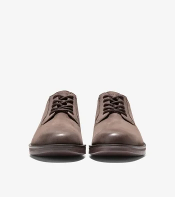Sale Cole Haan Men's Grand Ambition Postman Oxfords Lava-Madeira-DarkChocolate