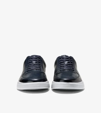 Clearance Cole Haan Men's Grand Crosscourt Modern Perforated Sneakers Blueberry-Drizzle