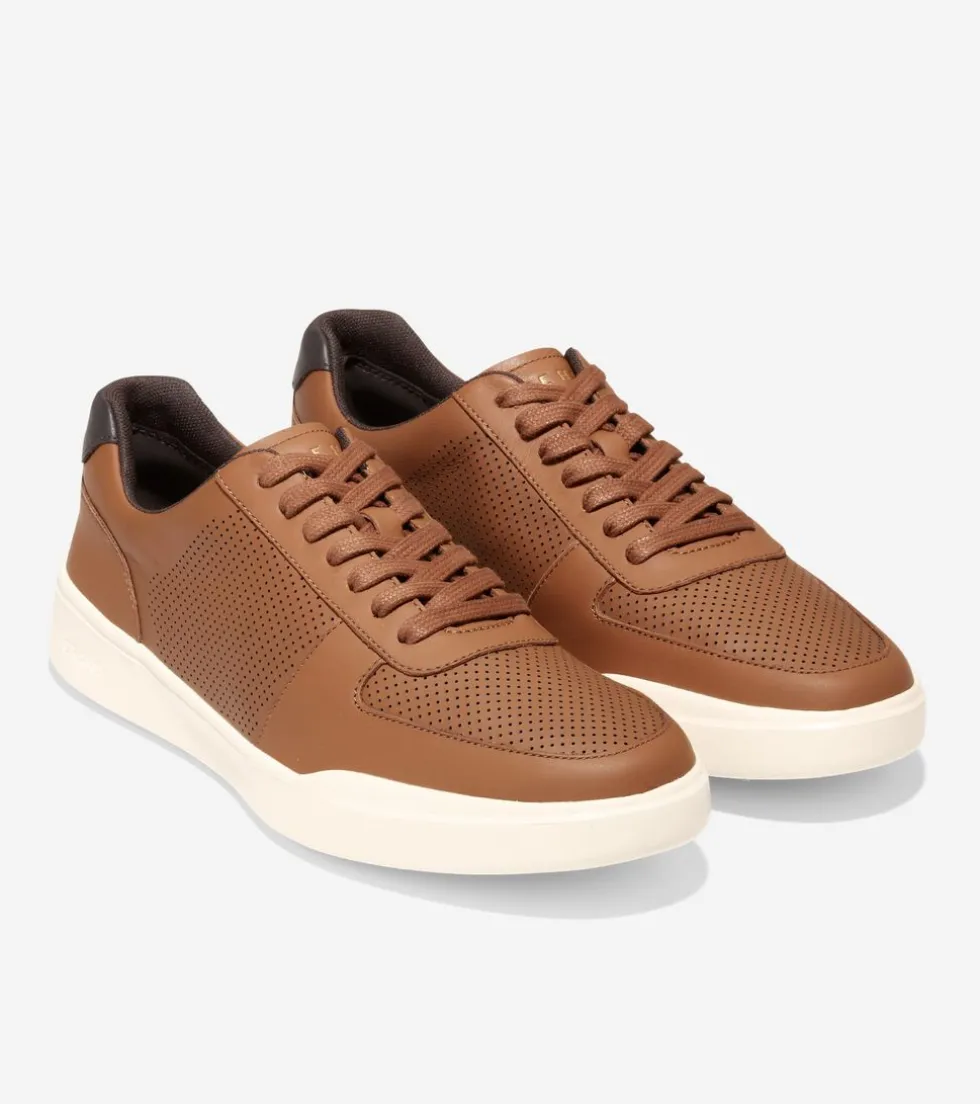 mens-grand-crosscourt-modern-t-VPjjjxMP-4.webp Clearance Cole Haan Men's Grand Crosscourt Modern Tennis Sneakers BritishTanPerforated-DarkBrown