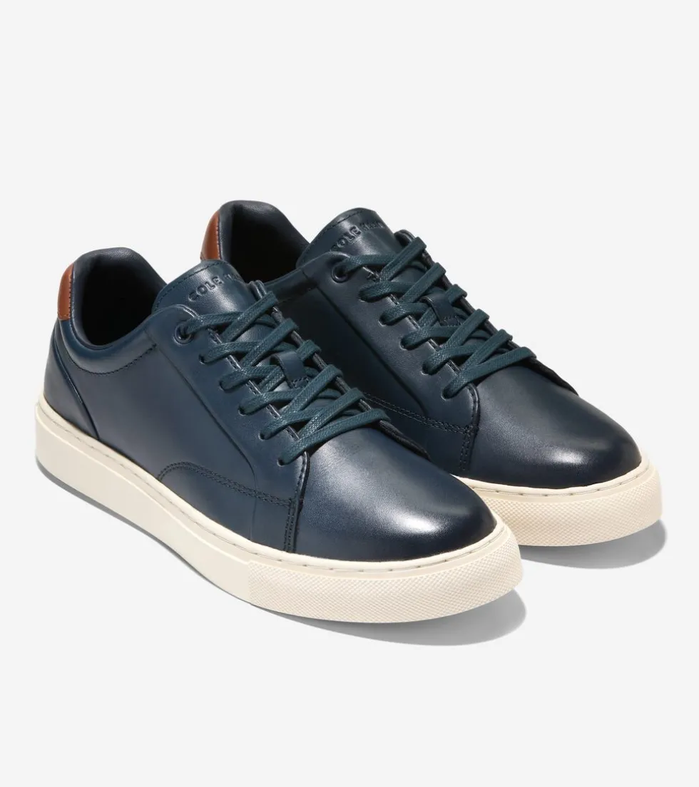 mens-grand-kittery-court-sneak-xYbpViwP-4.webp Outlet Cole Haan Men's Grand Kittery Court Sneakers Blueberry-BritishTan-Ivory