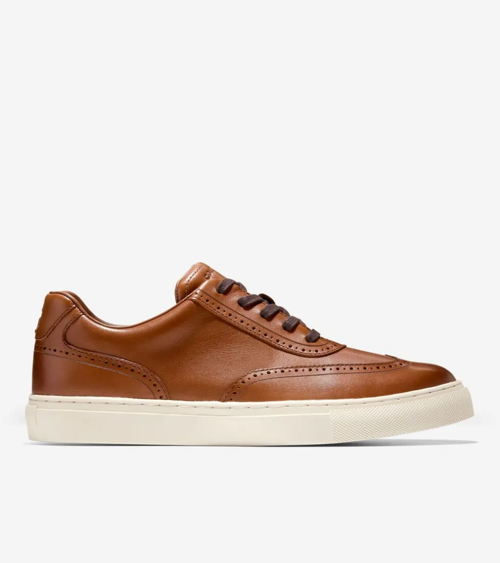 mens-grand-kittery-wingtip-sne-SanpMeol-0.webp Discount Cole Haan Men's Grand Kittery Wingtip Sneakers BritishTan-Ivory