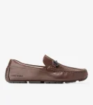 Online Cole Haan Men's Grand Laser Bit Driving Loafers Lava-BlackWalnut