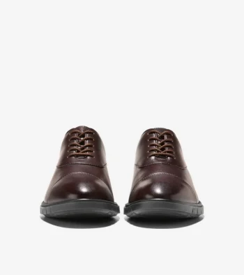 Best Cole Haan Men's GrandFlex Dress Cap Toe Oxfords DarkBrown