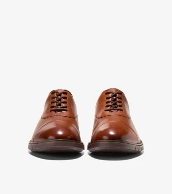 Outlet Cole Haan Men's GrandFlex Dress Cap Toe Oxfords Mahogany