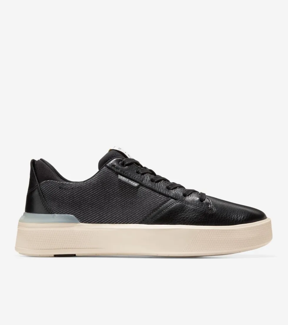 mens-grandproslash-crew-sneake-YOOVYtag-0.webp Online Cole Haan Men's GrandPrø Crew Sneakers Black-Ivory