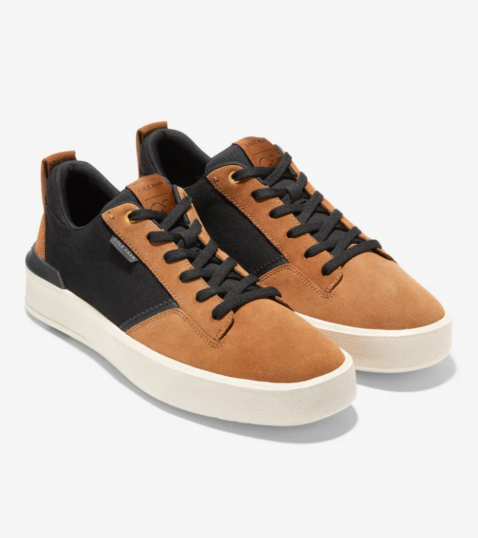 mens-grandproslash-crew-sneake-nuQSyOqw-4.webp Best Cole Haan Men's GrandPrø Crew Sneakers Black-GoldenToffee-Ivory