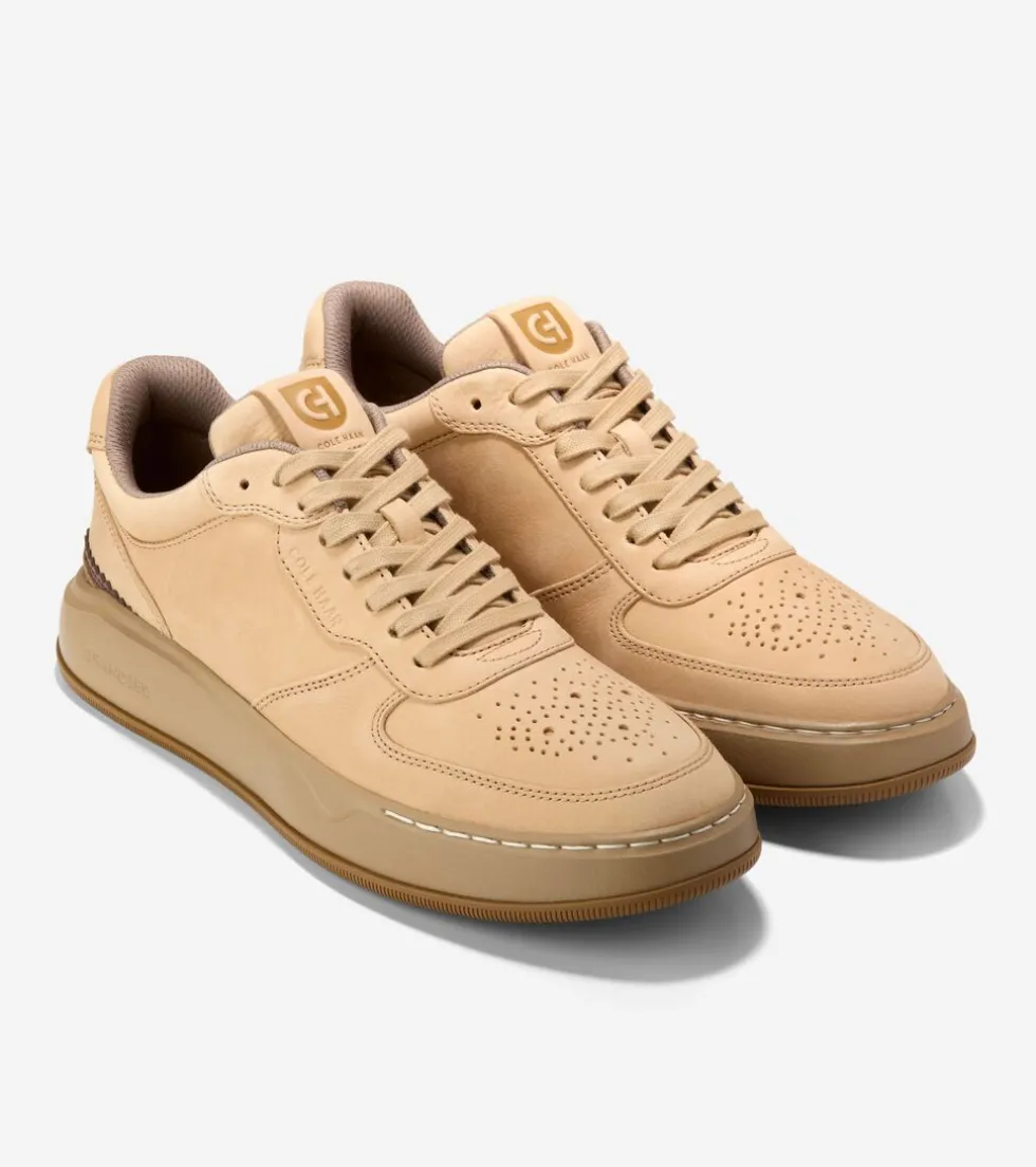 mens-grandproslash-crossover-s-idOFBzMn-4.webp Fashion Cole Haan Men's GrandPrø Crossover Sneakers Buckwheat-Orzo-Gum