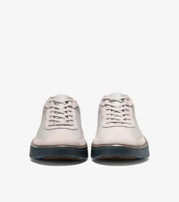 New Cole Haan Men's GrandPr&oslash; FeatherArc Bike Toe Sneakers Drizzle-Blueberry-Lava