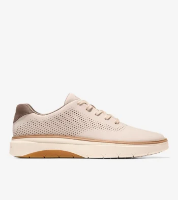 Sale Cole Haan Men's GrandPr&oslash; FeatherArc Laser Sneakers OxfordTan-Ivory-Truffle