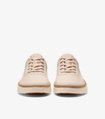 Sale Cole Haan Men's GrandPrø FeatherArc Laser Sneakers OxfordTan-Ivory-Truffle