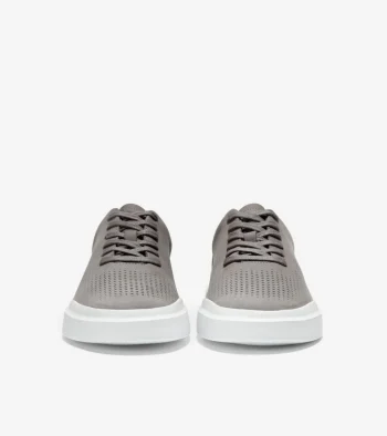 Hot Cole Haan Men's GrandPrø Rally Laser Cut Sneakers Ironstone-OpticWhite